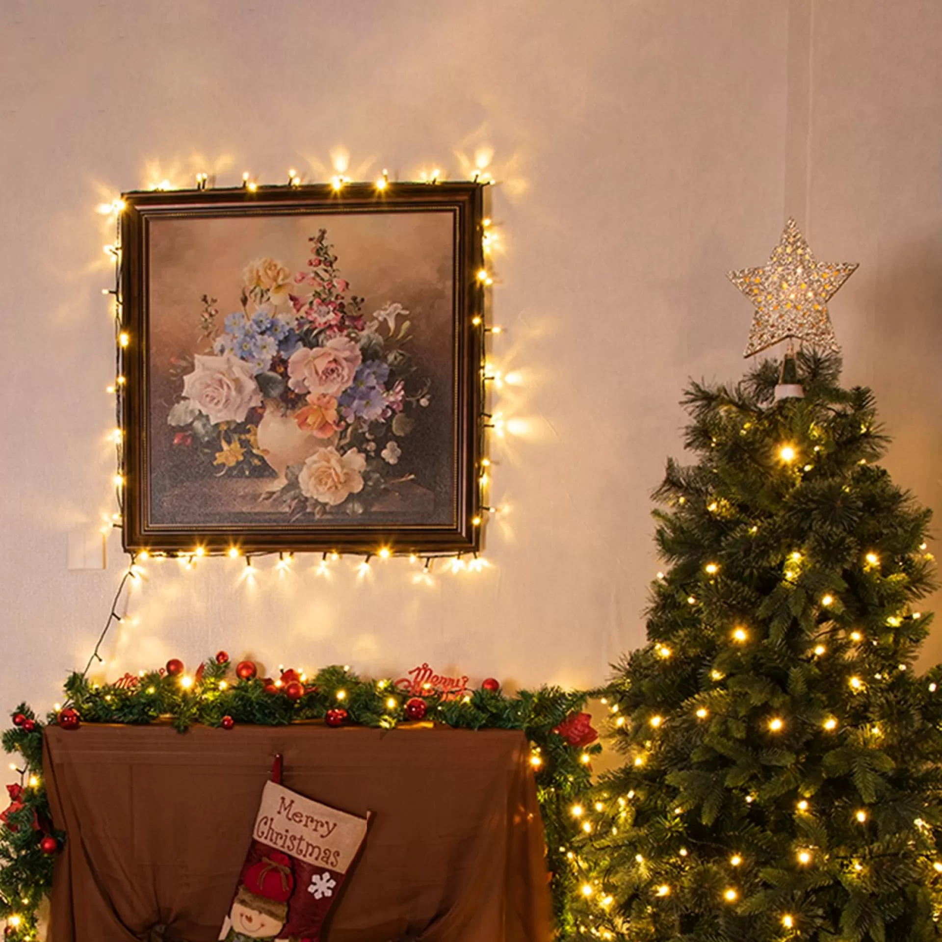 AGM Lichtsnoer Buiten En Binnen - 20 Meter - 200 Led - Met Usb Stekker En Afstandbediening - Sfeerverlichting - Lichtslinger - Lampjes Slinger - Fairy Lights - Kerstversiering - Kerstboom Verlichting - Ip54 Store