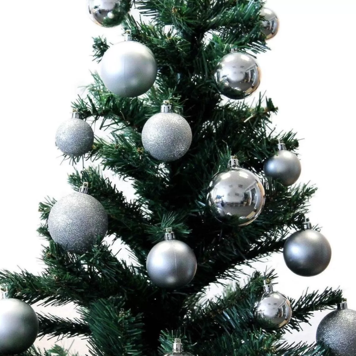 Christmas gifts Kerstboomversieringen> 70 Kerstballen In Opbergbox - Kunststof Kerstballen - O4/5/6 Cm - Mat/ Glanzend/ Glitter