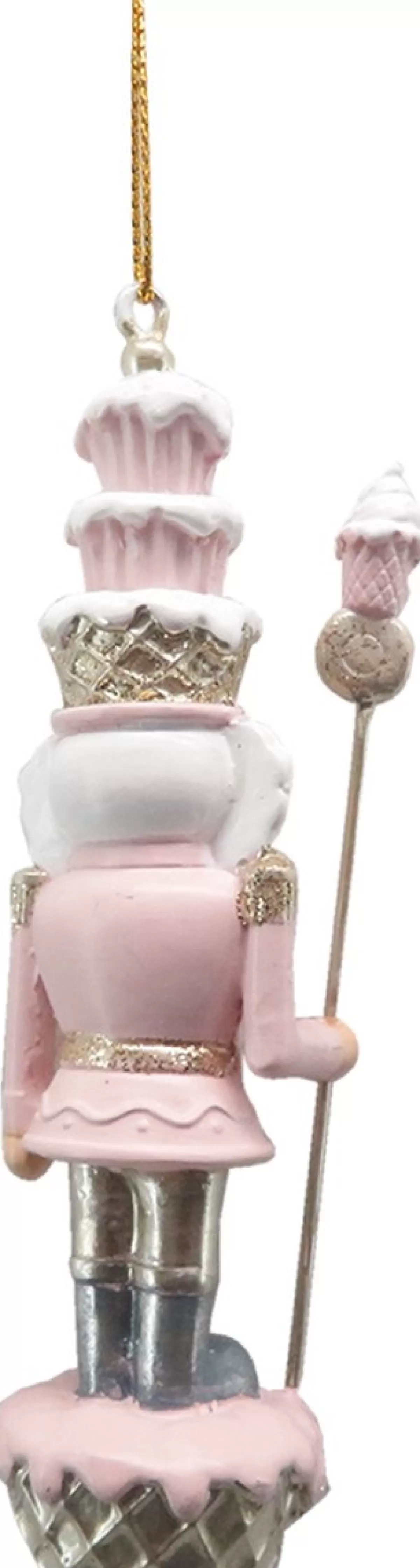 Clayre u0026 Eef Kersthanger>Clayre & Eef Kersthanger Notenkraker 11 Cm Kunststof Kerstdecoratie