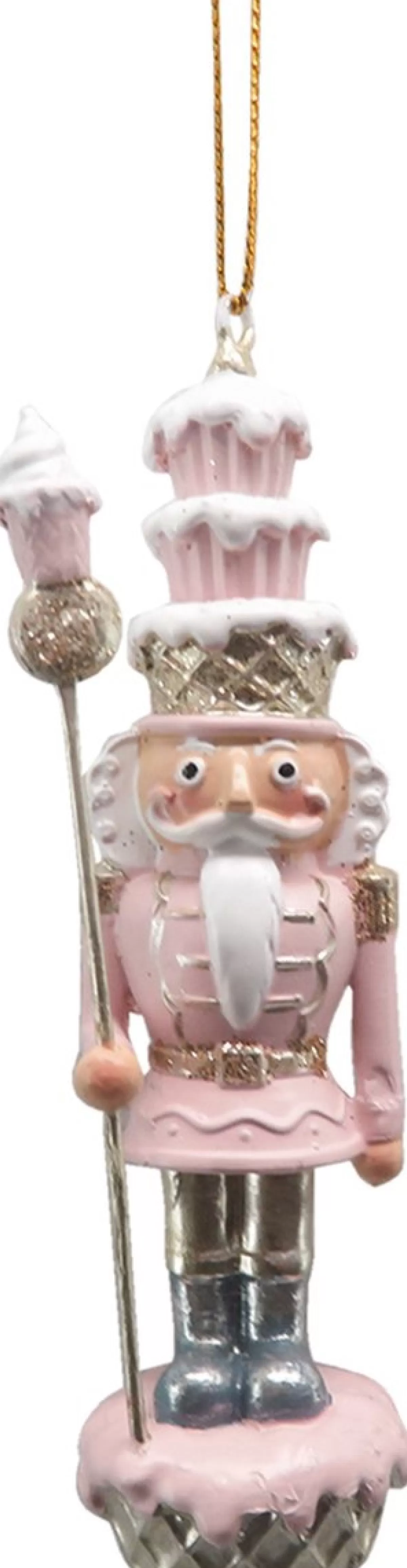 Clayre u0026 Eef Kersthanger>Clayre & Eef Kersthanger Notenkraker 11 Cm Kunststof Kerstdecoratie