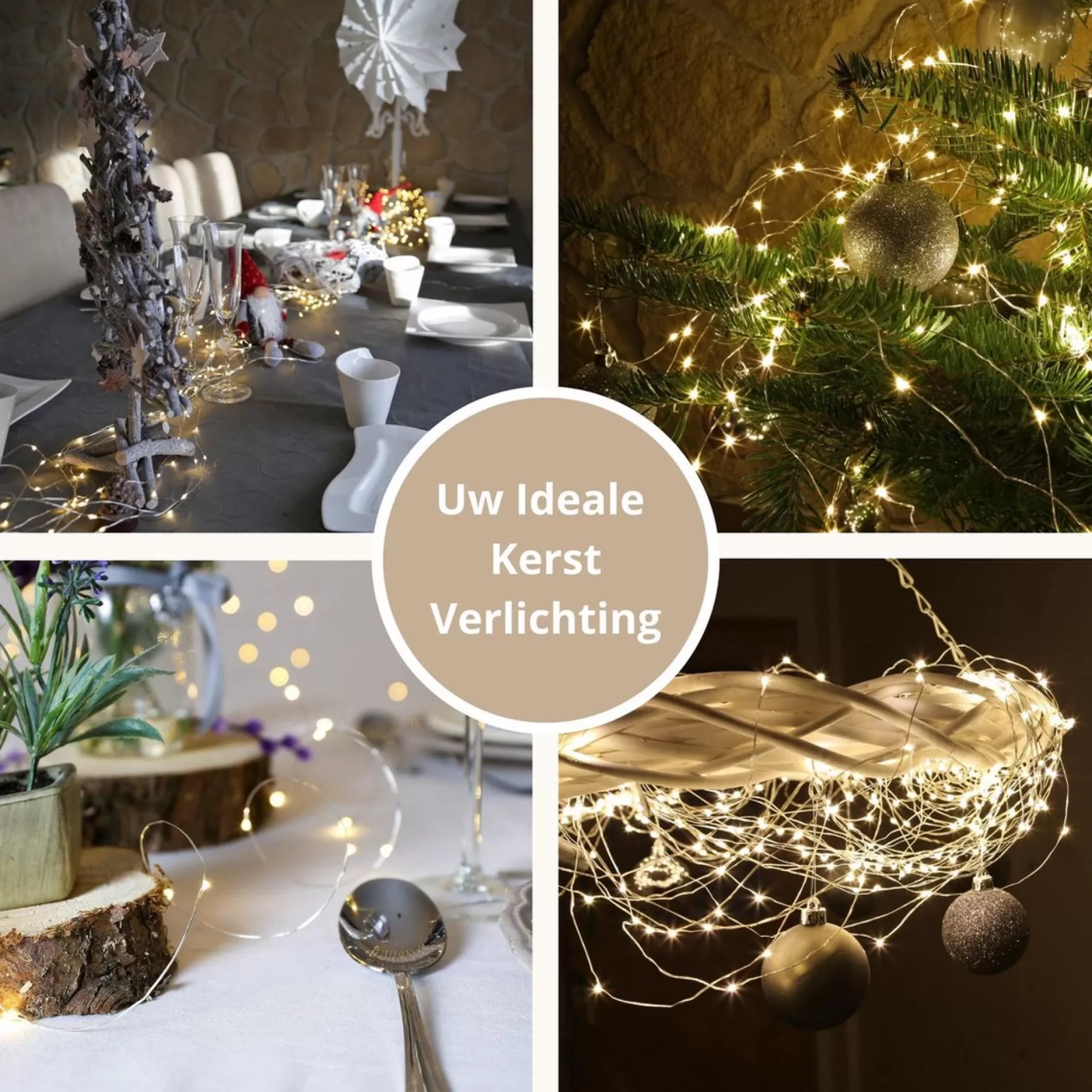 Sofisticade Fairy Lights | Lampjes Slinger | Led Lichtslinger | 5M Met 50Led In Warm Wit | Usb Aansluiting | String Light Kerstverlichting | Sfeerverlichting | Indoor Led Warm White
