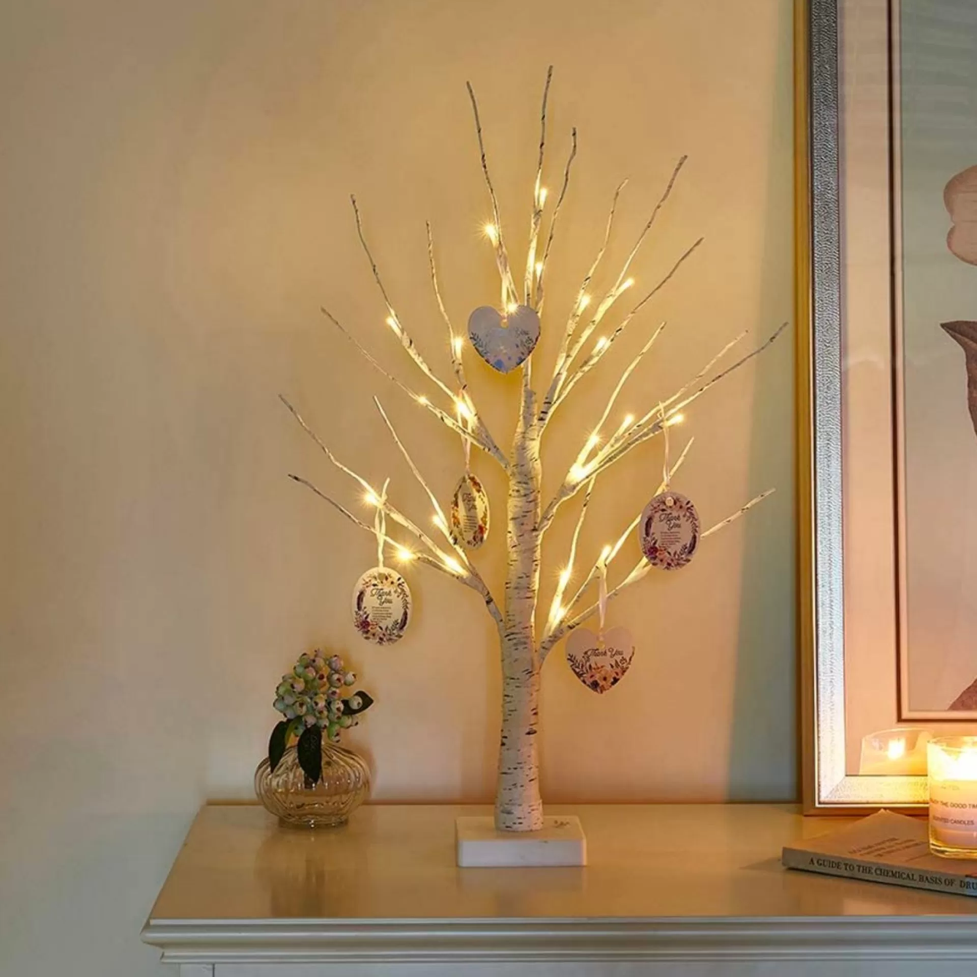 FLOOQ - Led Boom - Kerstverlichting Binnen - Kerst Decoratie - Kerstversiering - Tafellamp - Nachtlampje Volwassenen - Warm Wit Licht Flash Sale