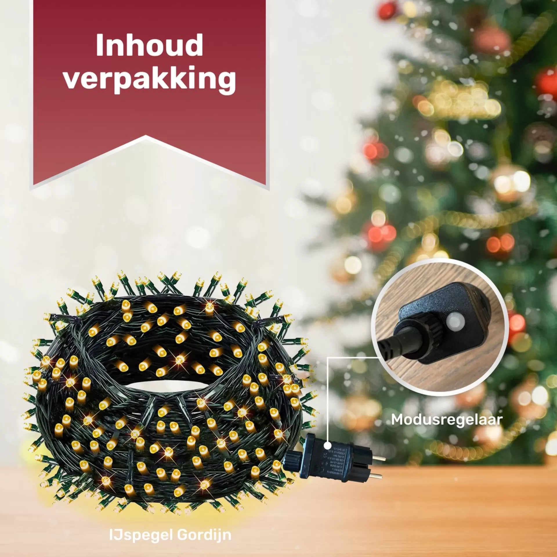 Giftmas Ijspegel Verlichting - Verlichting Voor Buiten & Binnen – 120 Led's – 4M - Koppelbaar Tot 12M Outlet
