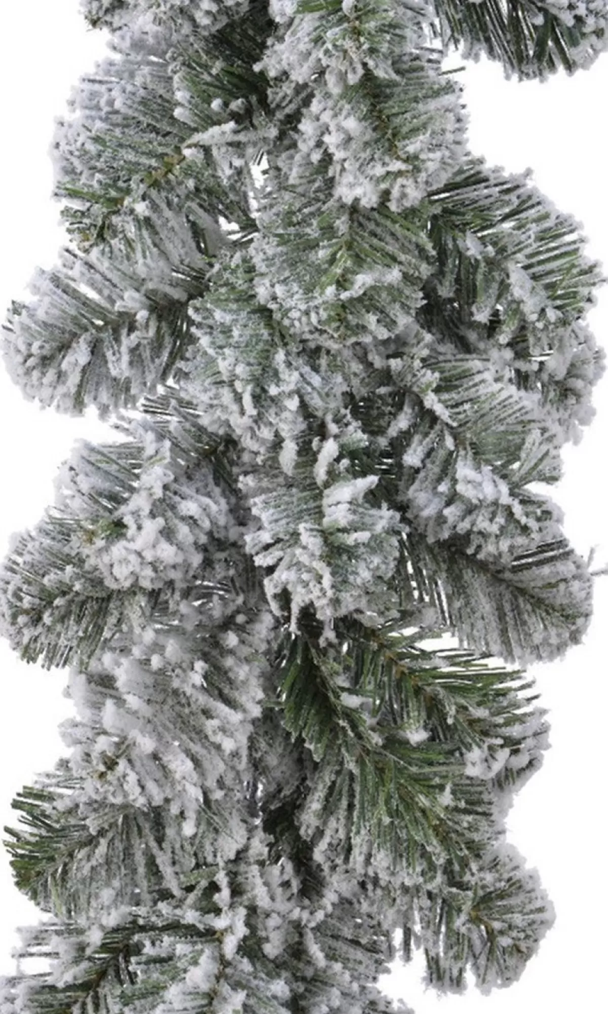 Merkloos Guirlandes>Groene Dennenslingers - 270 X 25 Cm - Incl. Kerstverlichting Warm Wit 50 Lampjes