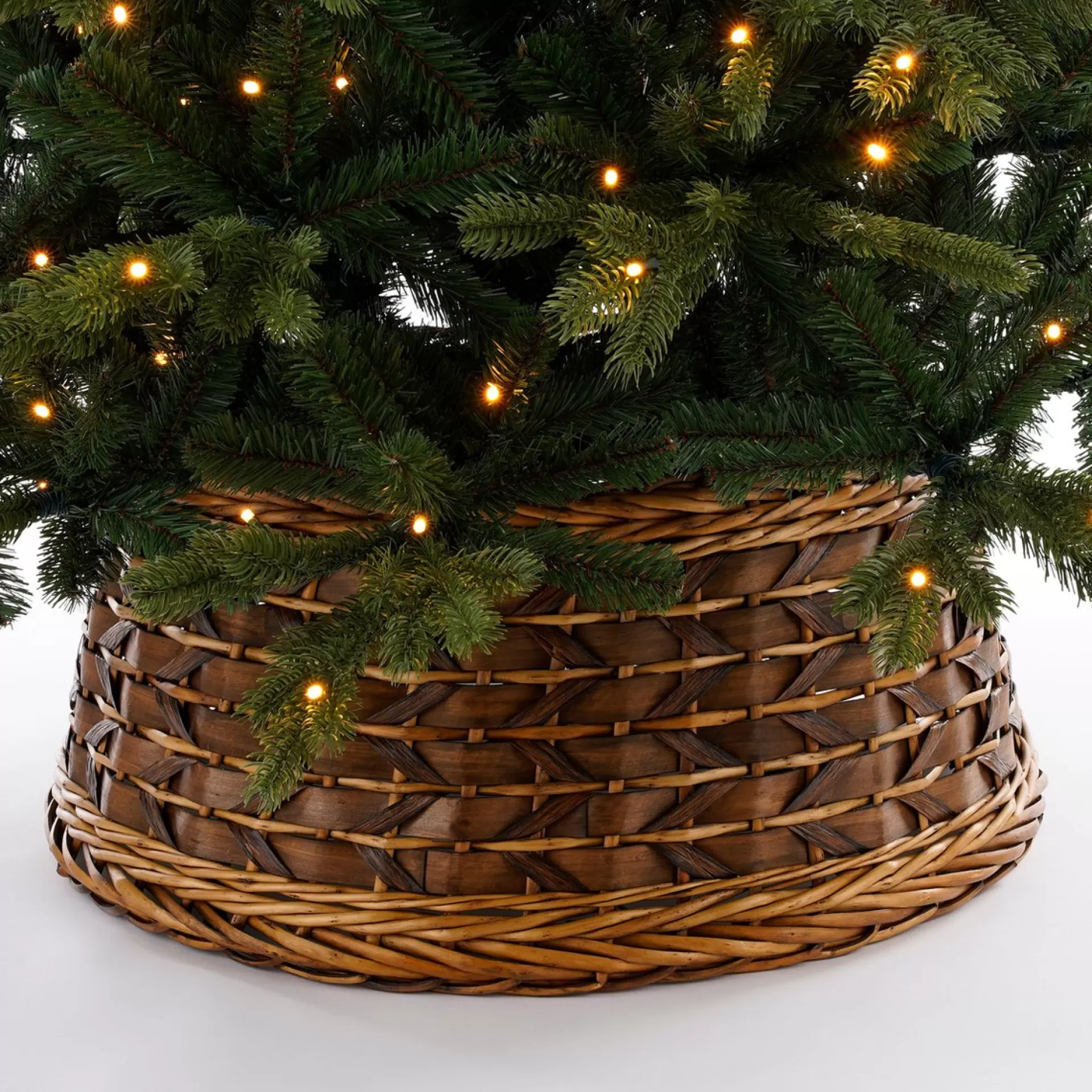 House of Seasons Lorens Kerstboommand - H28 X O65 Cm - Wilgentakken New