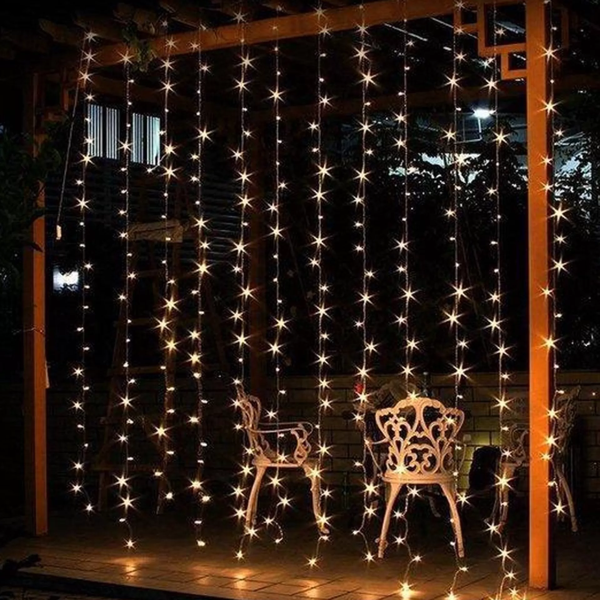 J-Pro Curtain Light 3X3M Lichtsnoer Op Netstroom - Tuinverlichting Led - Lichtslinger - Led Lichtgordijn 3X3M Cheap