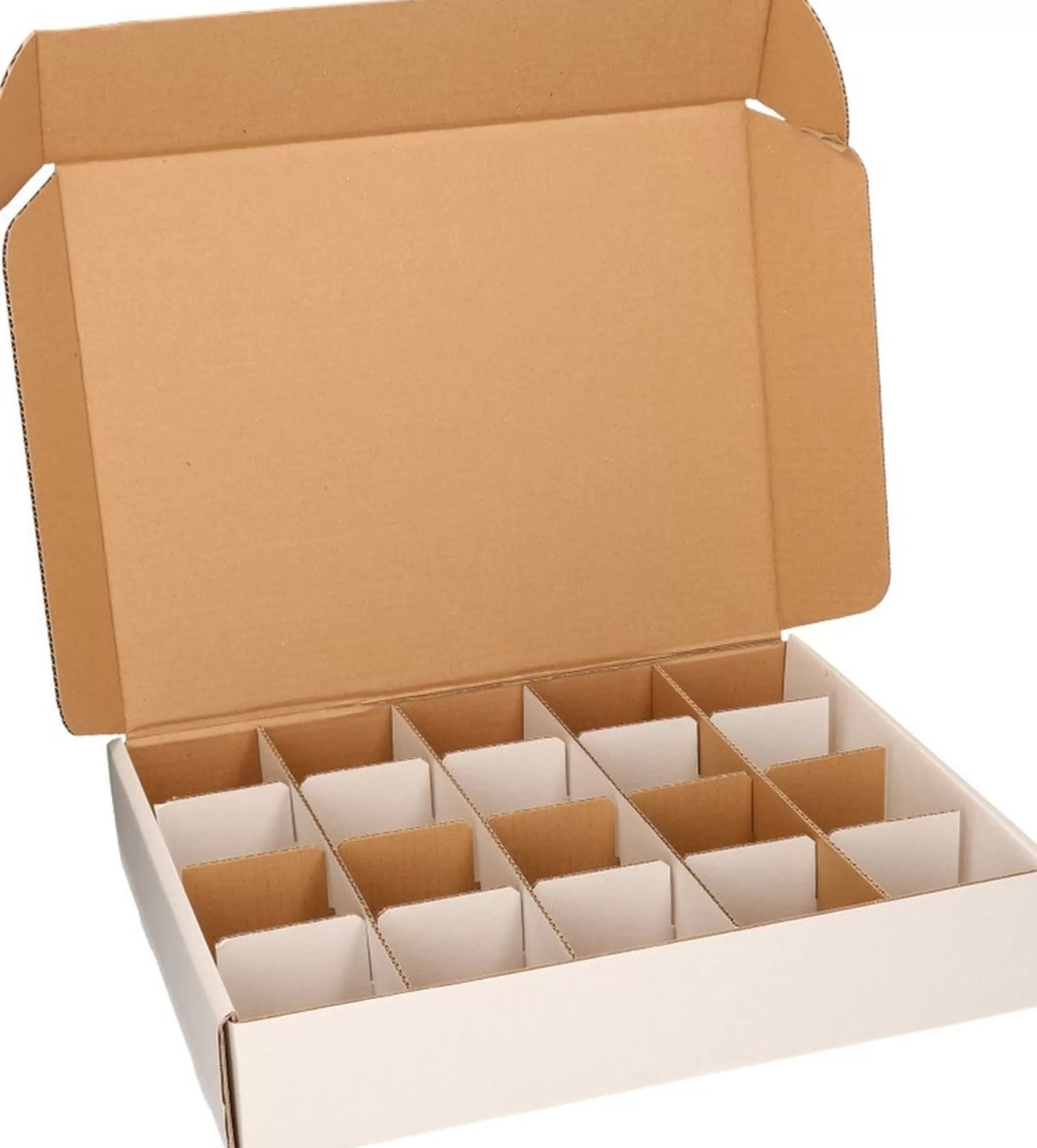 Bellatio Decorations Kerstballen Opruimen/Opbergen - 1X Opberg Box / Vakjesdoos/ Opbergbox Karton Voor 20 Kerstballen Van 8 Cm Clearance