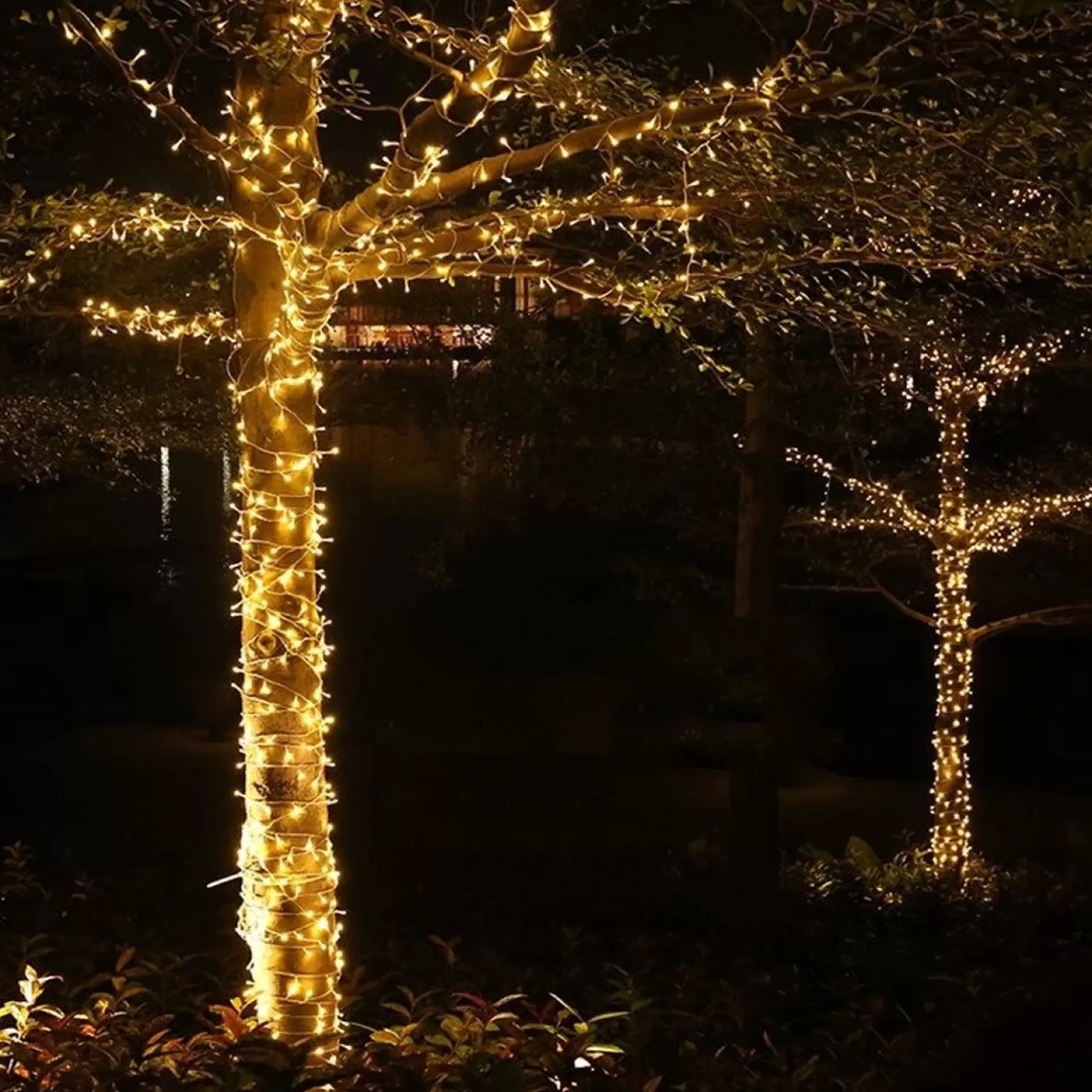discountershop Kerstverlichting Buiten - 10 Meter 500 Led - Extra Warm Wit - Lichtsnoer Nano Koperdraad - Ip44 Stekker Met Timerfunctie - Kerstboomverlichting - Geschikt Voor Binnen En Buiten - Kerstverlichting Led Clearance