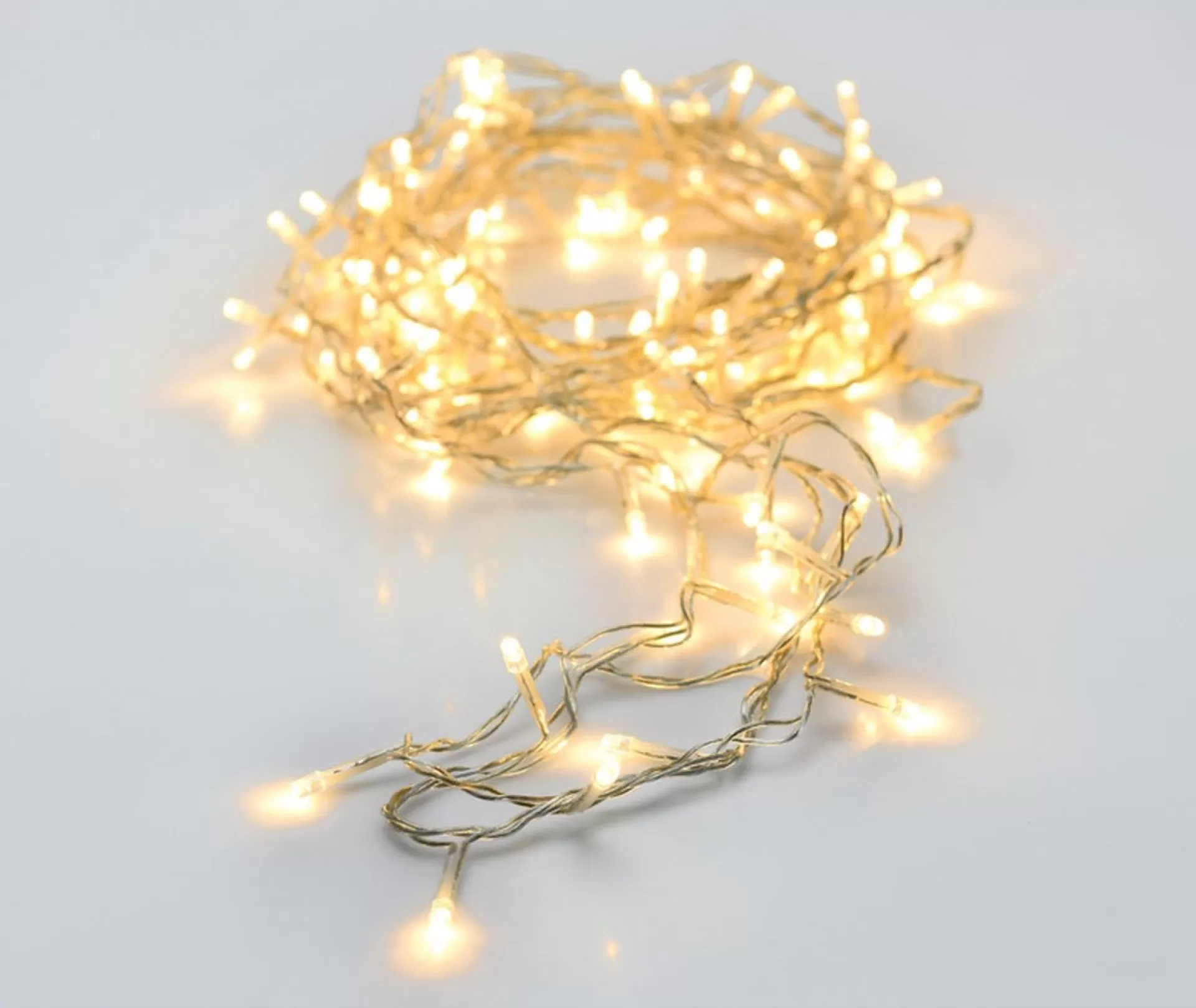 Merkloos Kerstverlichting Transparant Snoer Met 320 Warm Witte Lampjes - 24 Meter - Kerstlampjes/Kerstlichtjes - Binnen/Buiten Flash Sale
