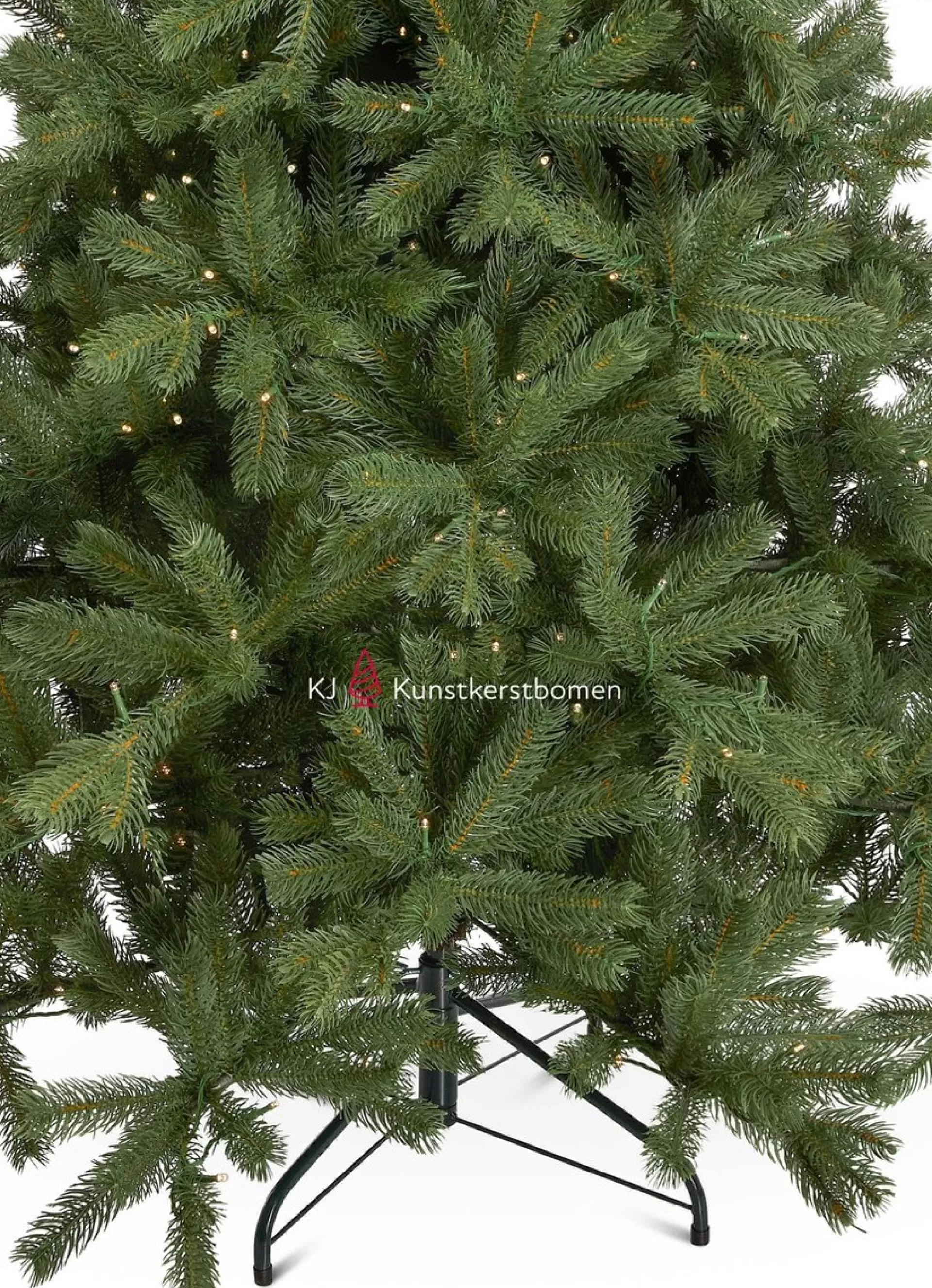 KJ Kunstkerstbomen Kjkunstkerstbomen Malmo Kunstkerstboom De Luxe 180Cm Met Inclusief Led Verlichting 300 Led-Lampjes-1215 Pe Takken 180 Cm New