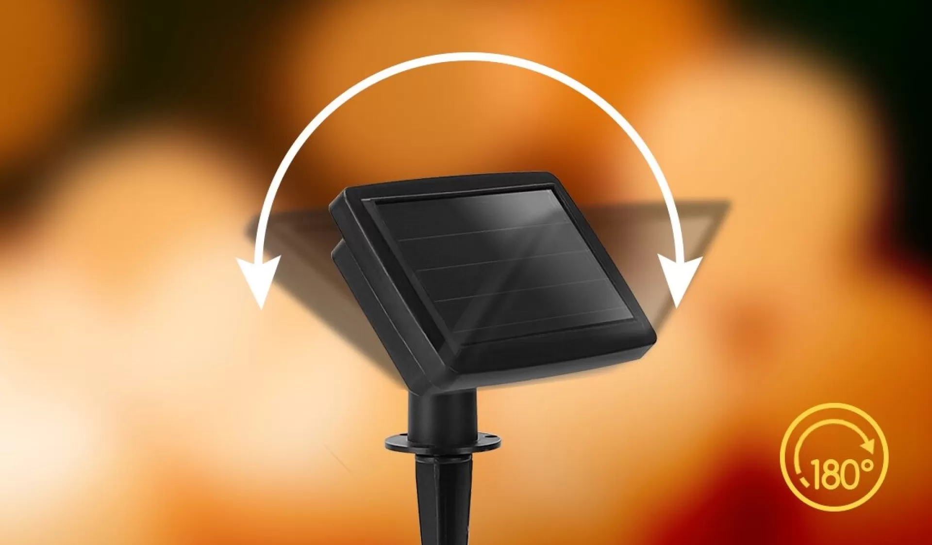 BES LED Led Lichtsnoer Met Zonne-Energie - Dag En Nacht Sensor - Aigi Teron - 0.06W - 11.9 Meter - 100 Led's Meerkleurig - Waterdicht Ip44 - Zwart Online