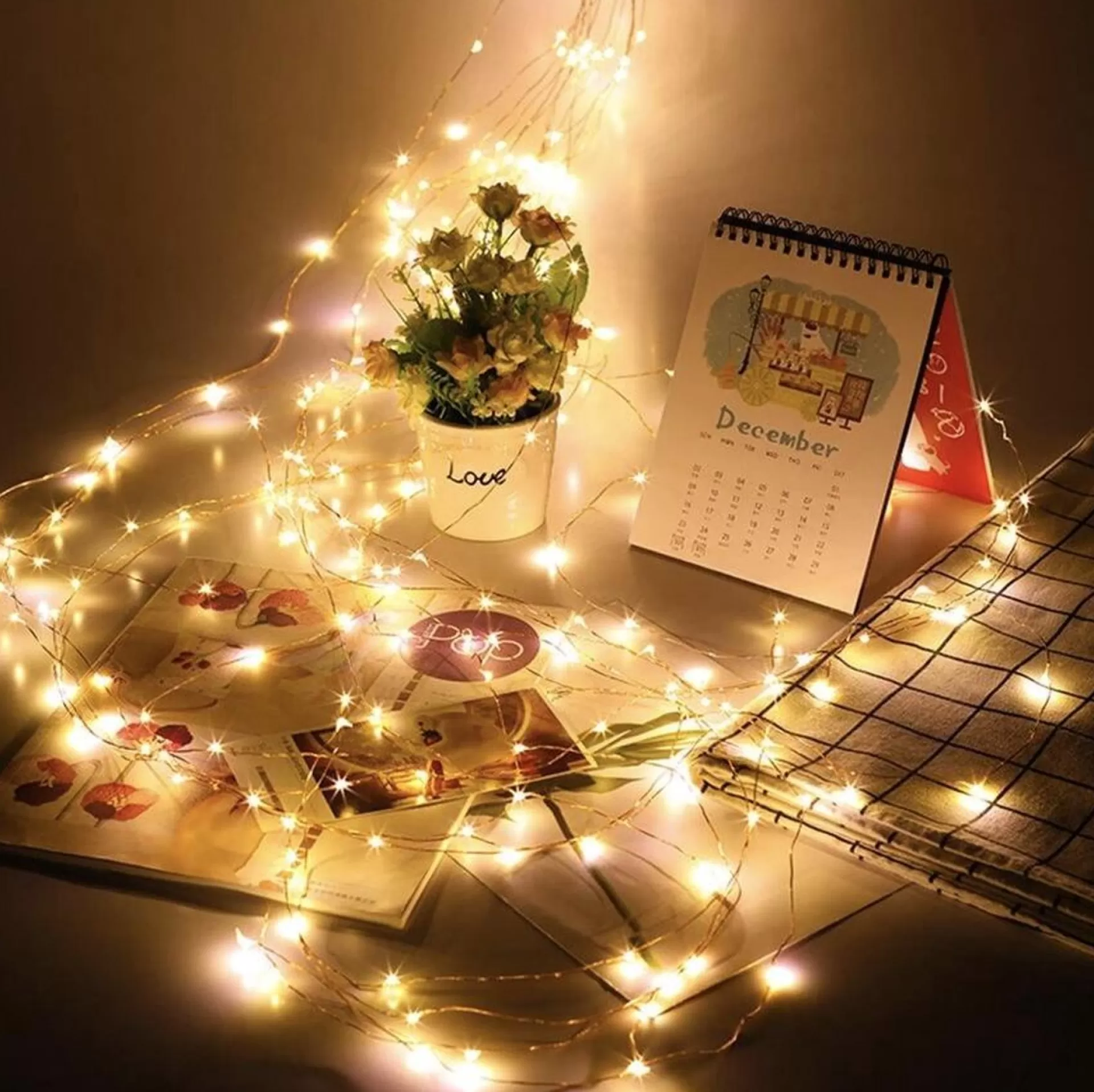 Sofisticade Kerstlichtsnoeren>Lichtsnoer Bundel Led - Fairy Lights - 10 X 80Cm Met 80 Leds - Werkt Op 3 Aa Batterijen (Gratis Erbij) - Timer Functie - Kerstverlichting - Decoratie En Sfeerverlichting - Partylights