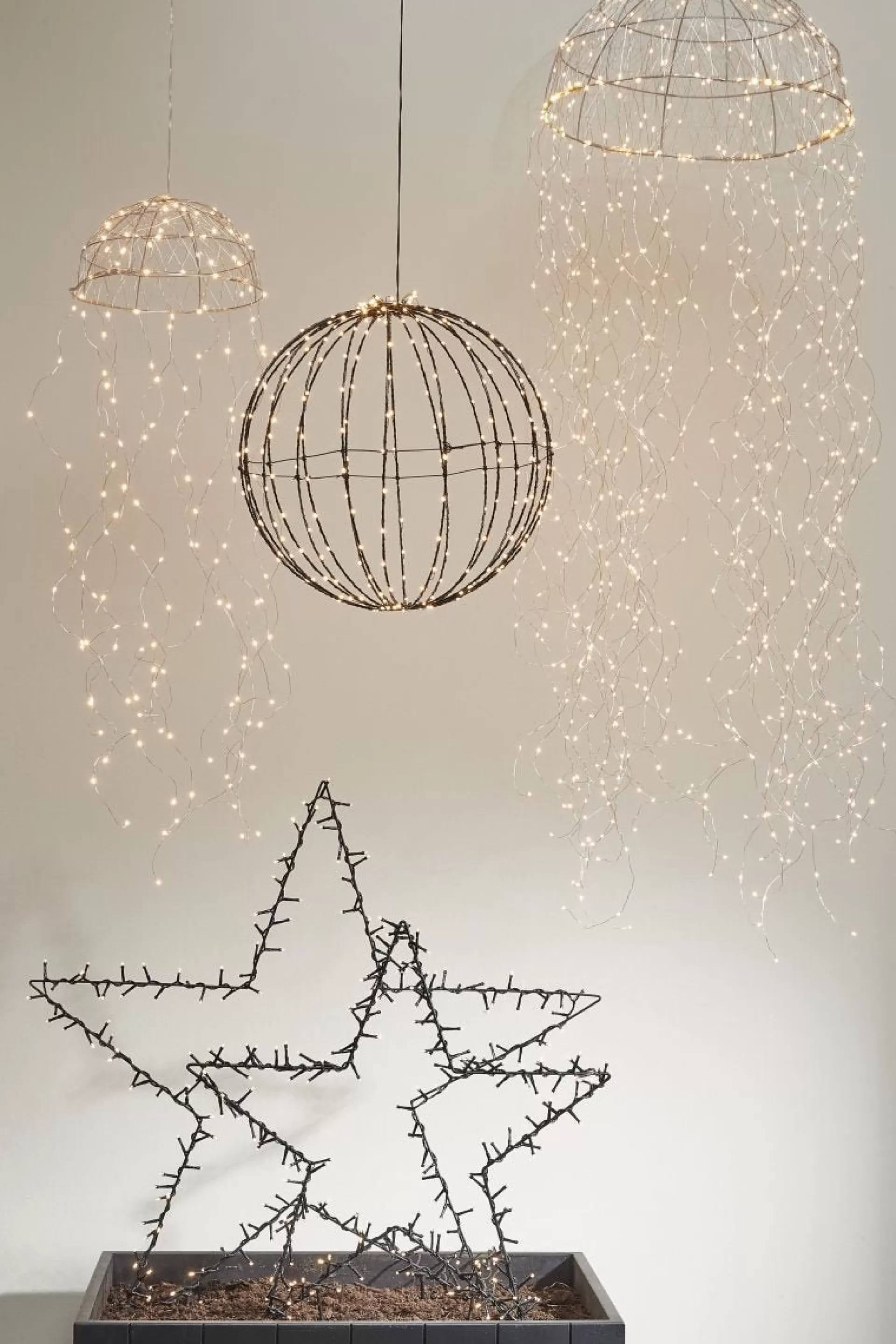 Luca lighting - Kroonluchter Kwal Zilver Warm Wit 1280Led Ip44 - L200Xd60Cm - Woonaccessoires En Seizoensgebondendecoratie (Europese Stekker ) Best Sale