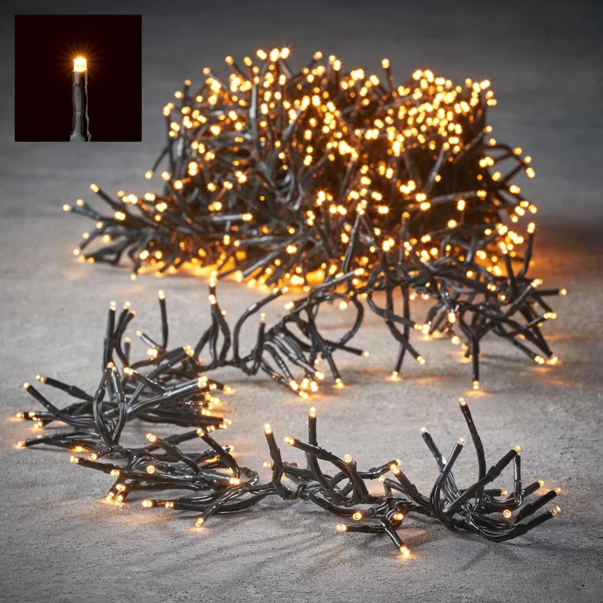 Luca lighting Cluster Kerstverlichting Met 576 Led Lampjes - L Warm Wit 420 Cm Clearance