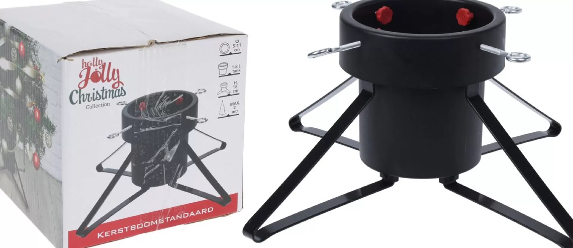 Nampook Kerstboomstandaard - Medium - Voor Bomen Tot 2 Meter -1.8L Waterreservoir Cheap