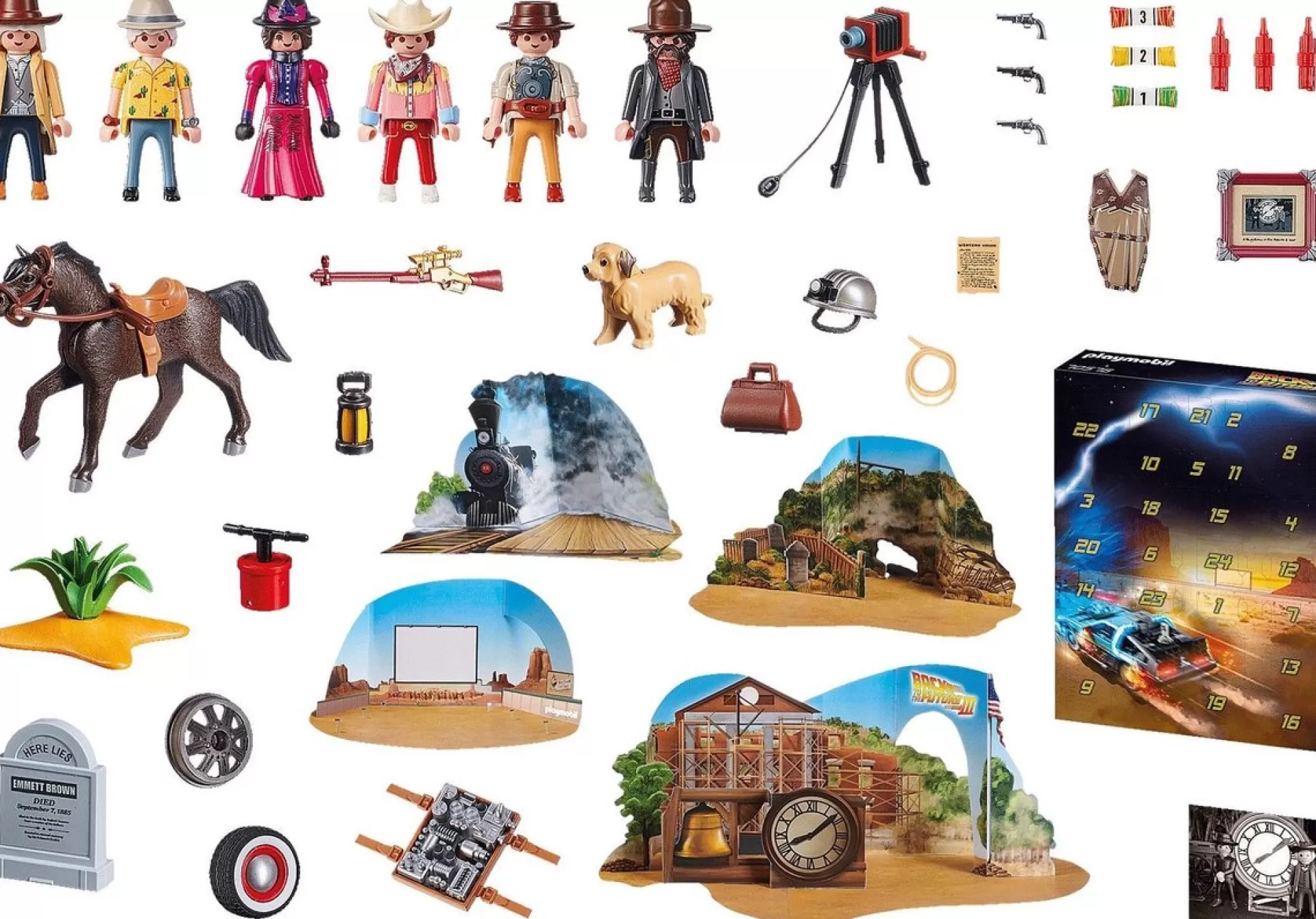PLAYMOBIL Christmas Adventskalender "Back To The Future Deel Iii" - 70576 Store