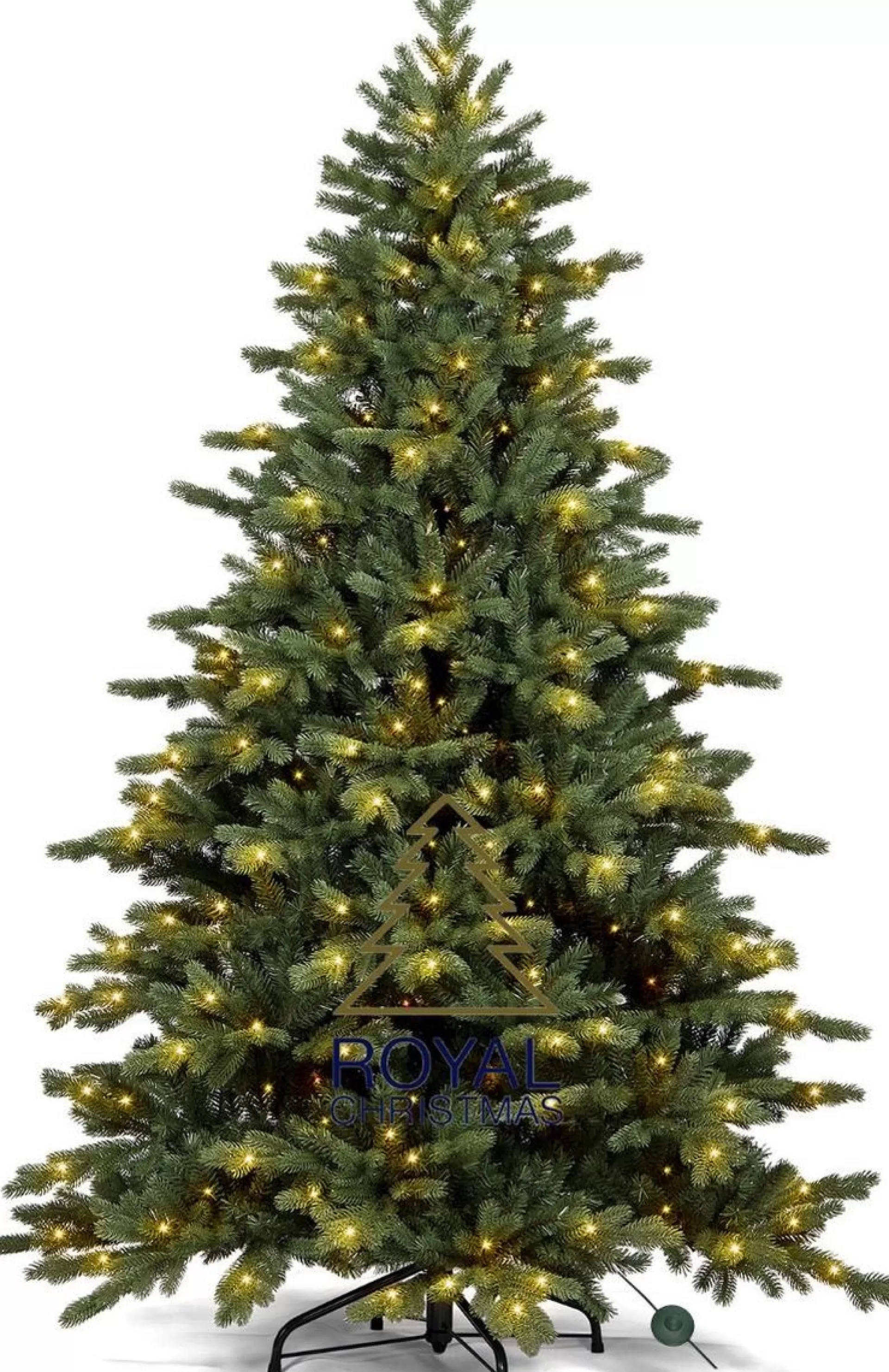 Royal Christmas - Kunstkerstboom - Spitsbergen Groen Met Led-Verlichting - Inclusief Smart Adapter 240 Cm Outlet