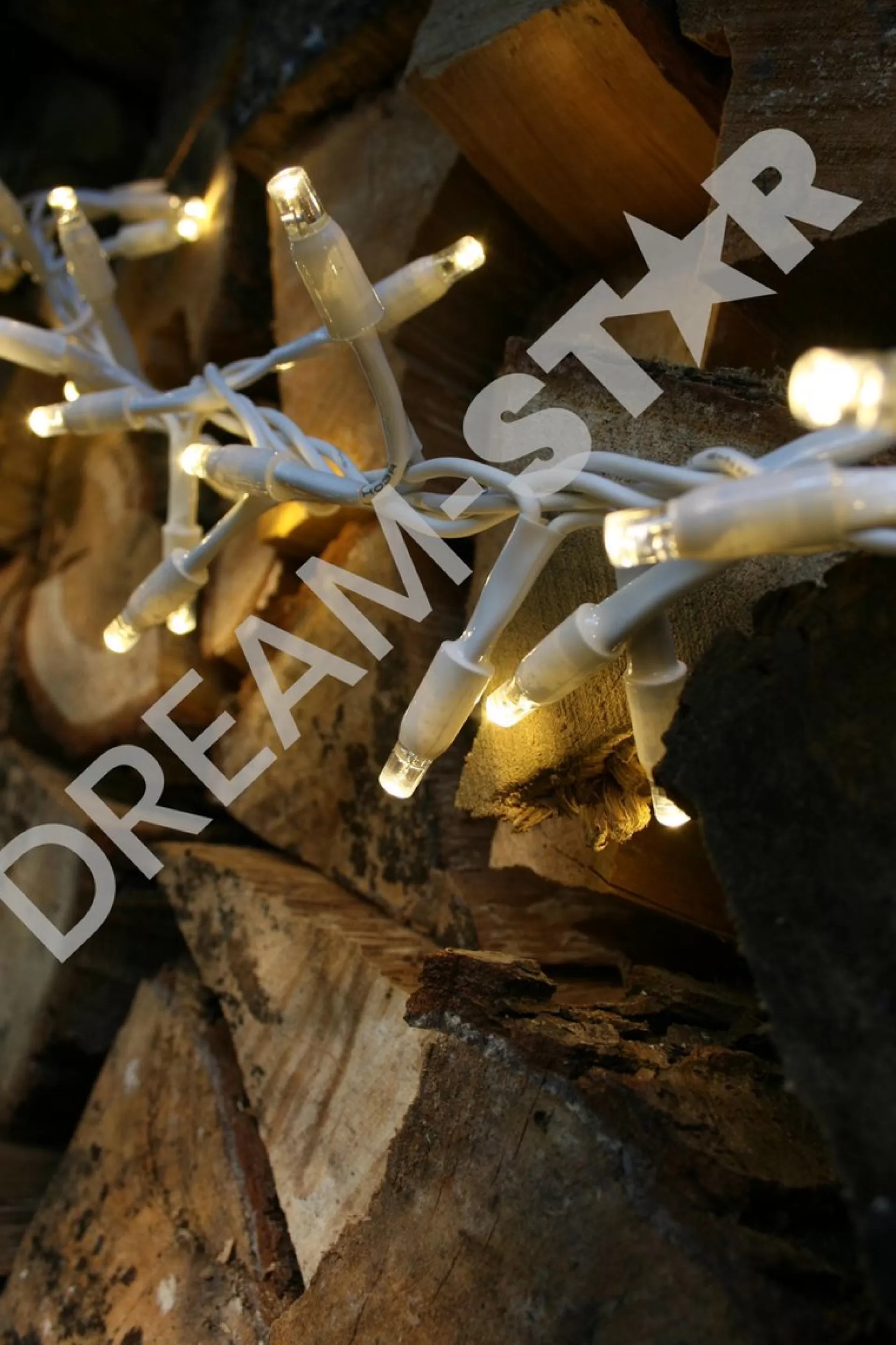 Silver winglinks Kerstlichtsnoeren>Silver Wing Links Cluster Verlichting 2M - Witte Kabel - Warmwit - Koppelbare Verlichting