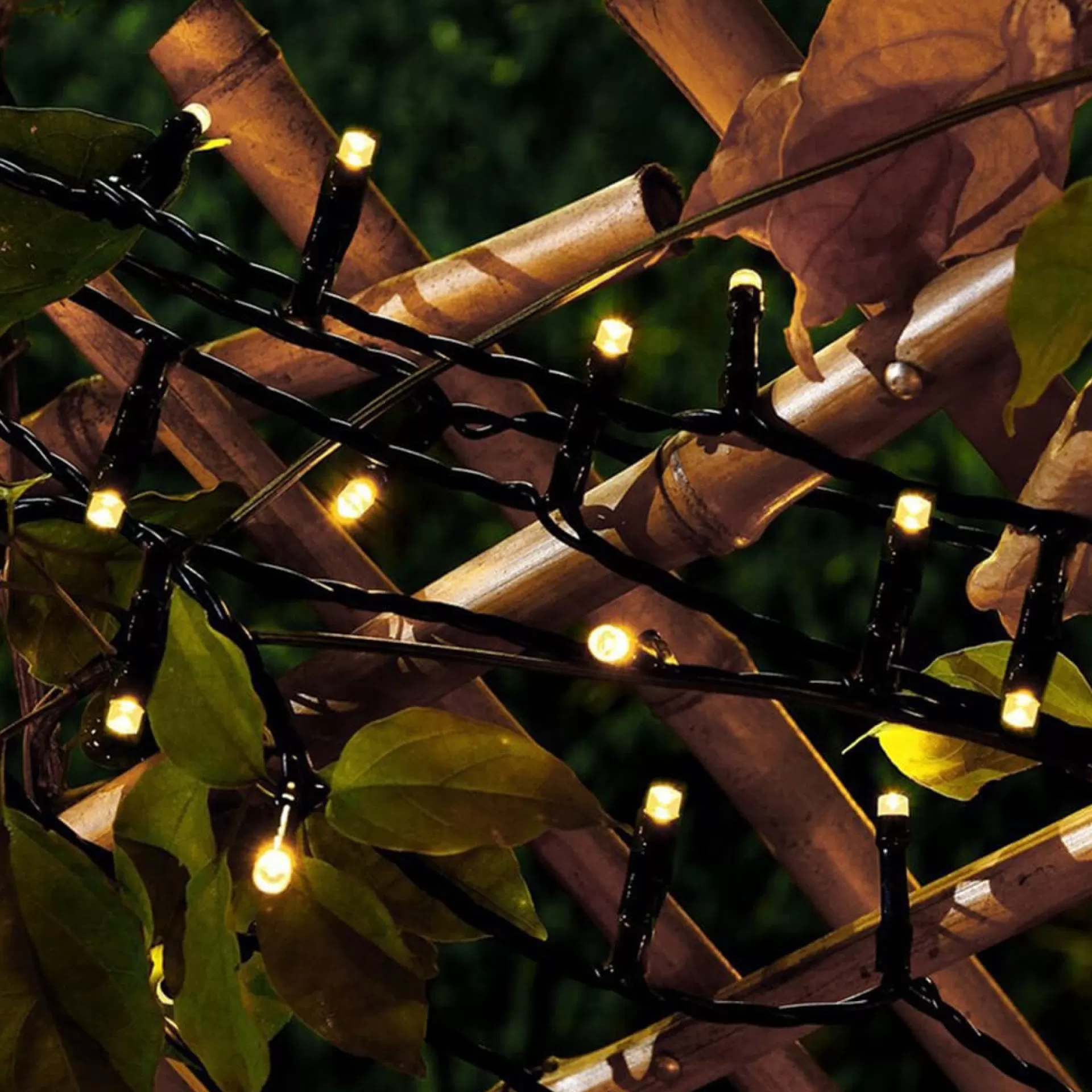 Rextech Solar Tuinverlichting Lichtsnoer Holly - 200 Leds - Warm Wit Licht - Op Zonne-Energie Shop