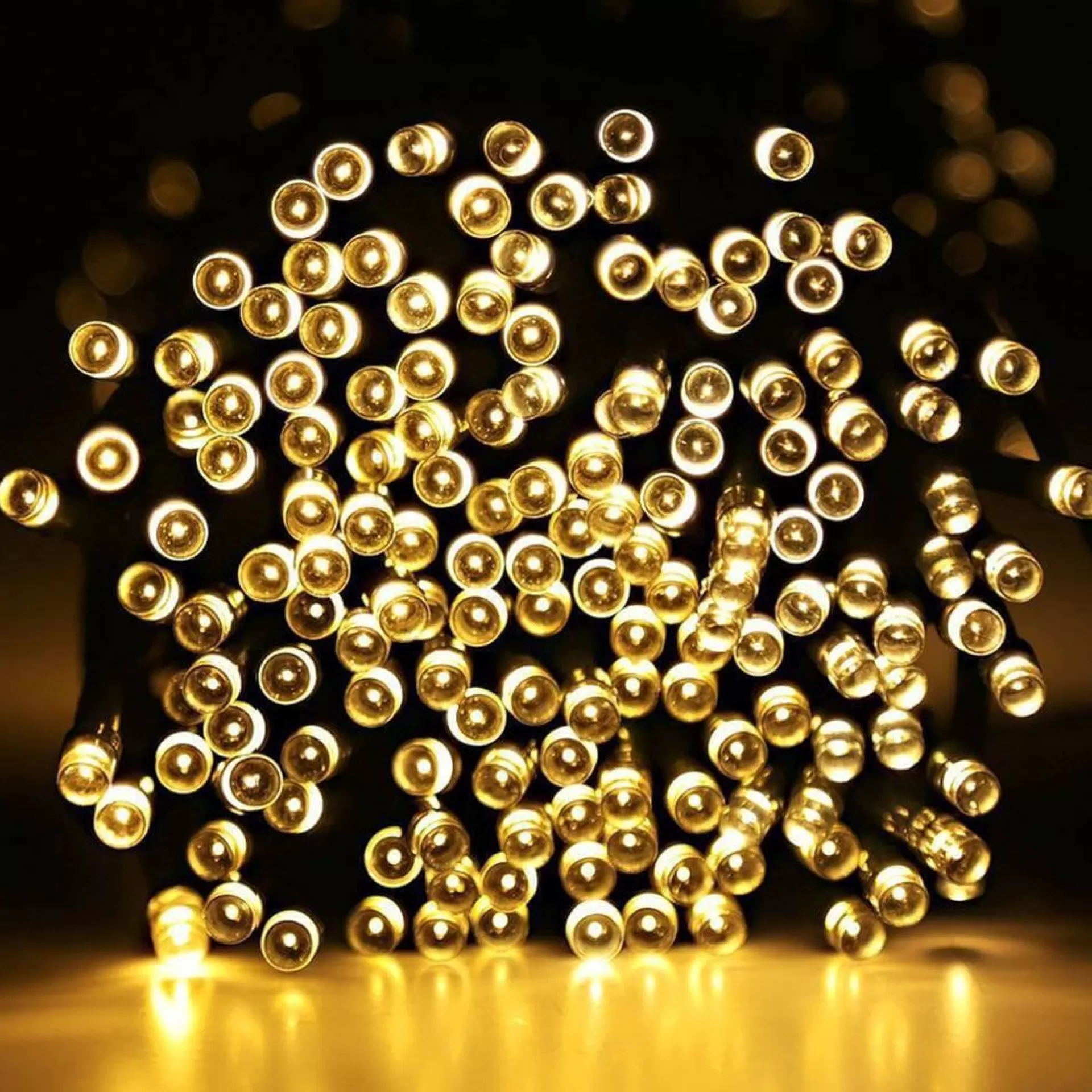 Rextech Solar Tuinverlichting Lichtsnoer Holly - 200 Leds - Warm Wit Licht - Op Zonne-Energie Shop
