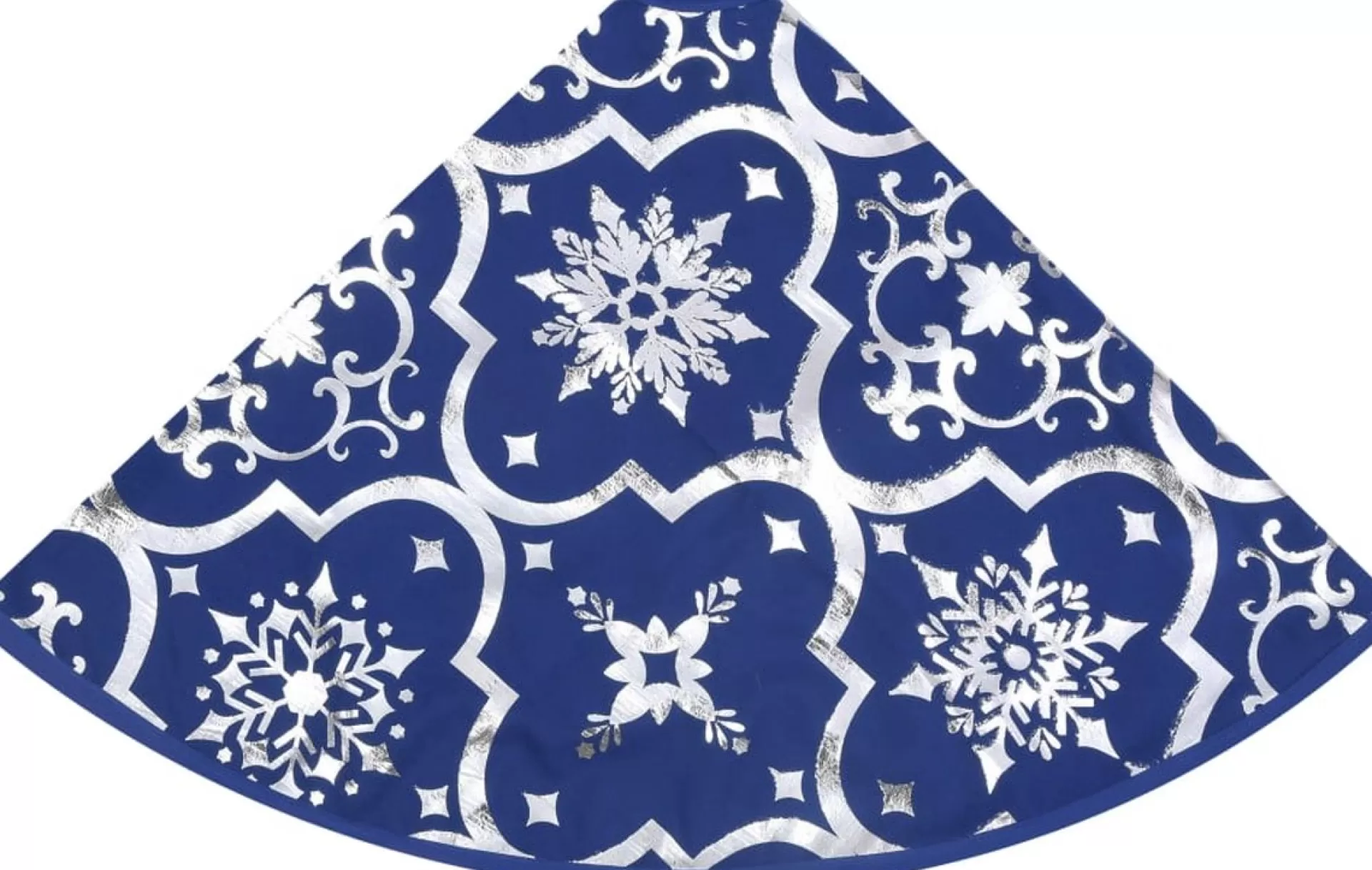 The Living Store Kerstboomrok Luxe Met Sok 122 Cm Stof Kerstboomrok Blauw Clearance