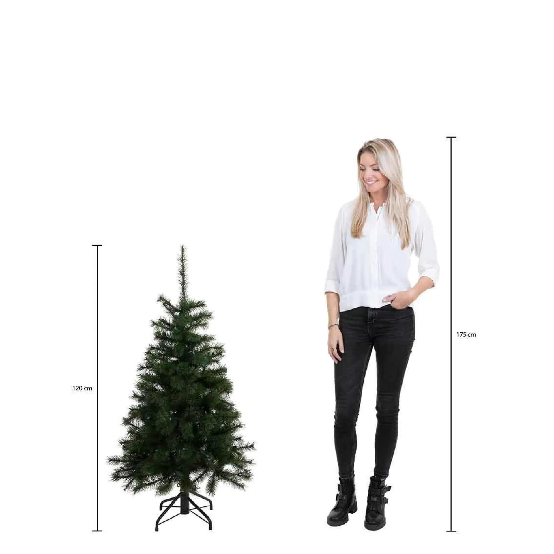 Triumph Tree Forest Frosted Kunstkerstboom - H120 X O99 Cm - Groen Sale