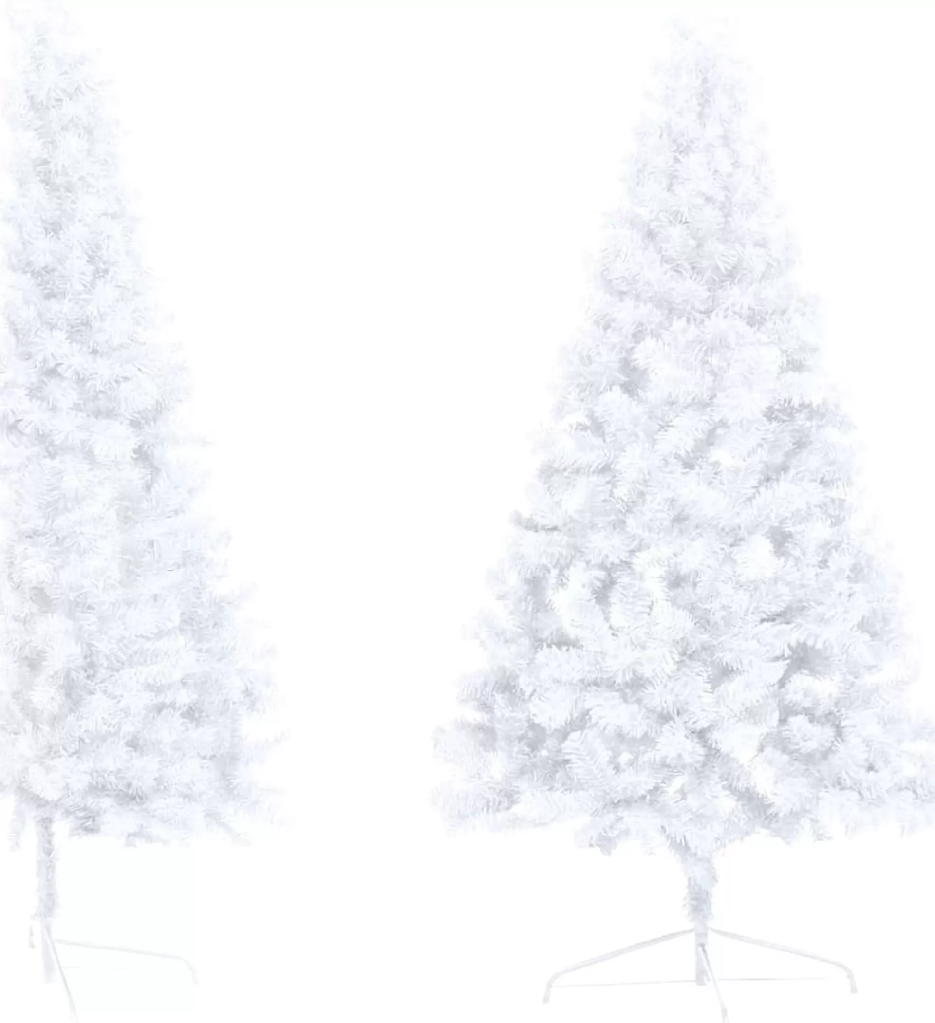 VidaLife Kunstkerstboom Half Met Led's En Kerstballen 180 Cm Wit Clearance