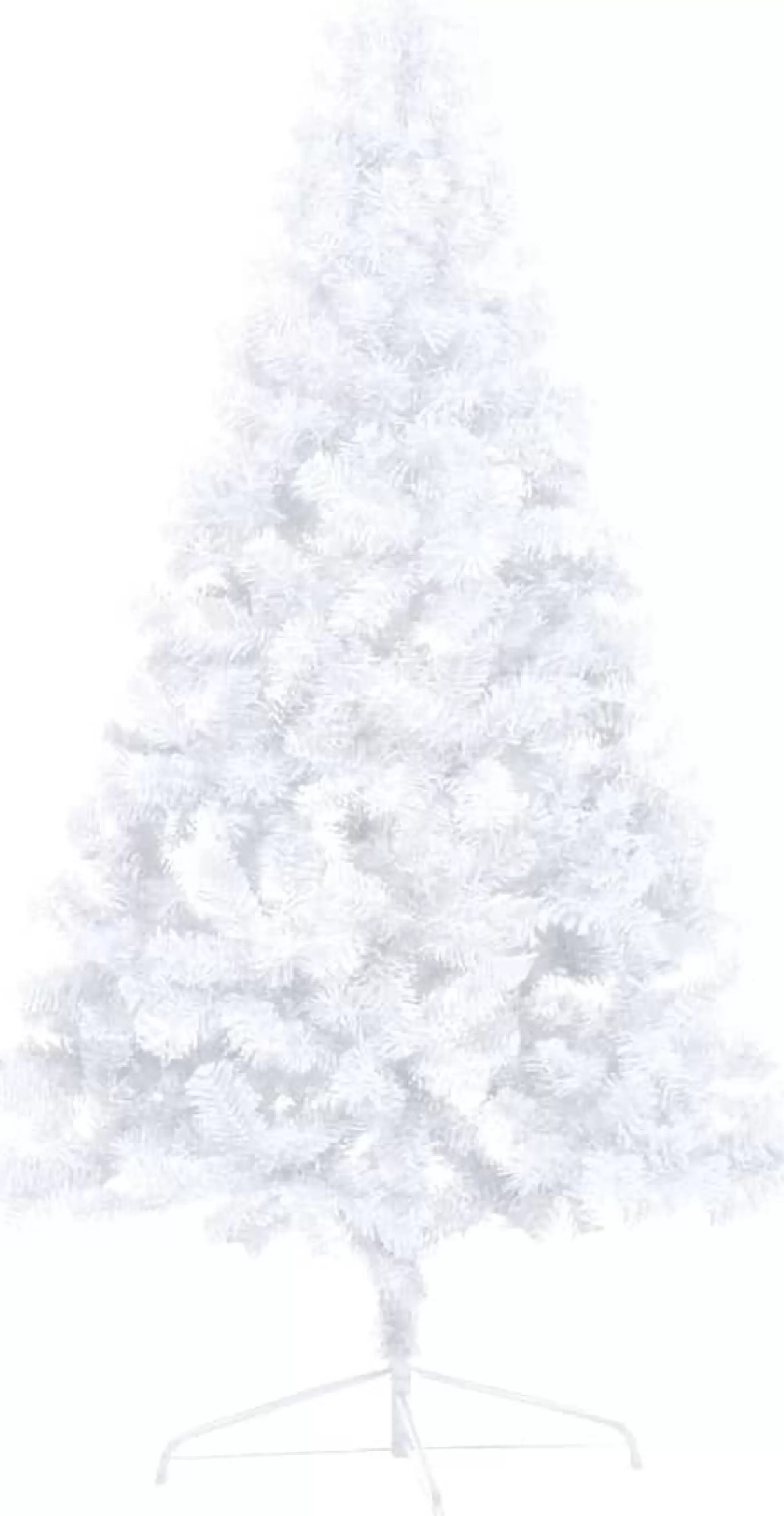 VidaLife Kunstkerstboom Met Led's En Kerstballen Half 150 Cm Wit Flash Sale