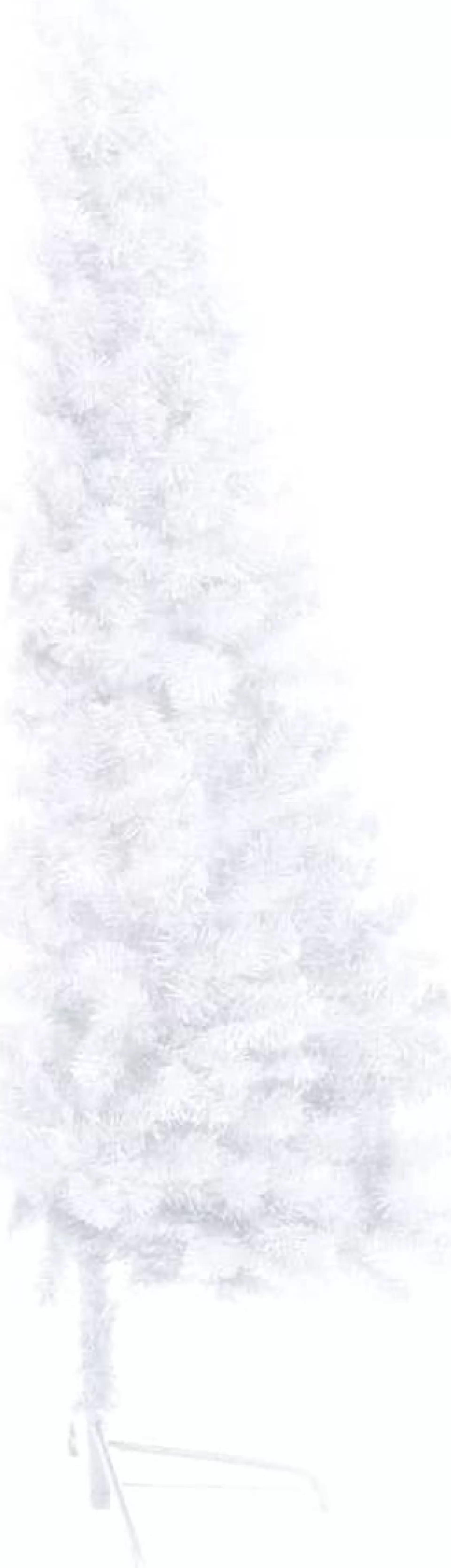 VidaLife Kunstkerstboom Met Led's En Standaard Half 150 Cm Pvc Wit Sale