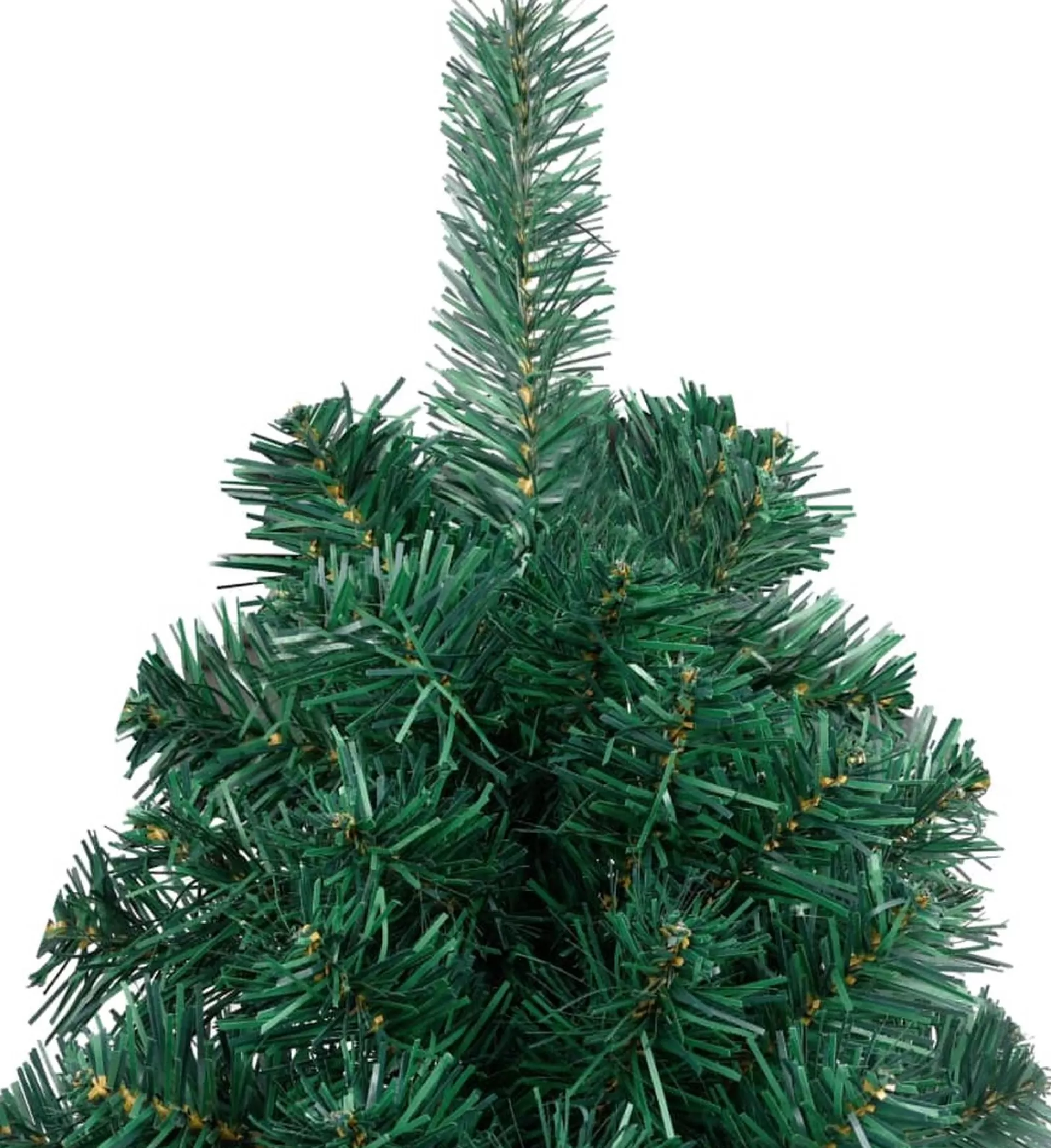 VidaLife Kunstkerstboom Met Led's En Standaard Half 180 Cm Pvc Groen Flash Sale