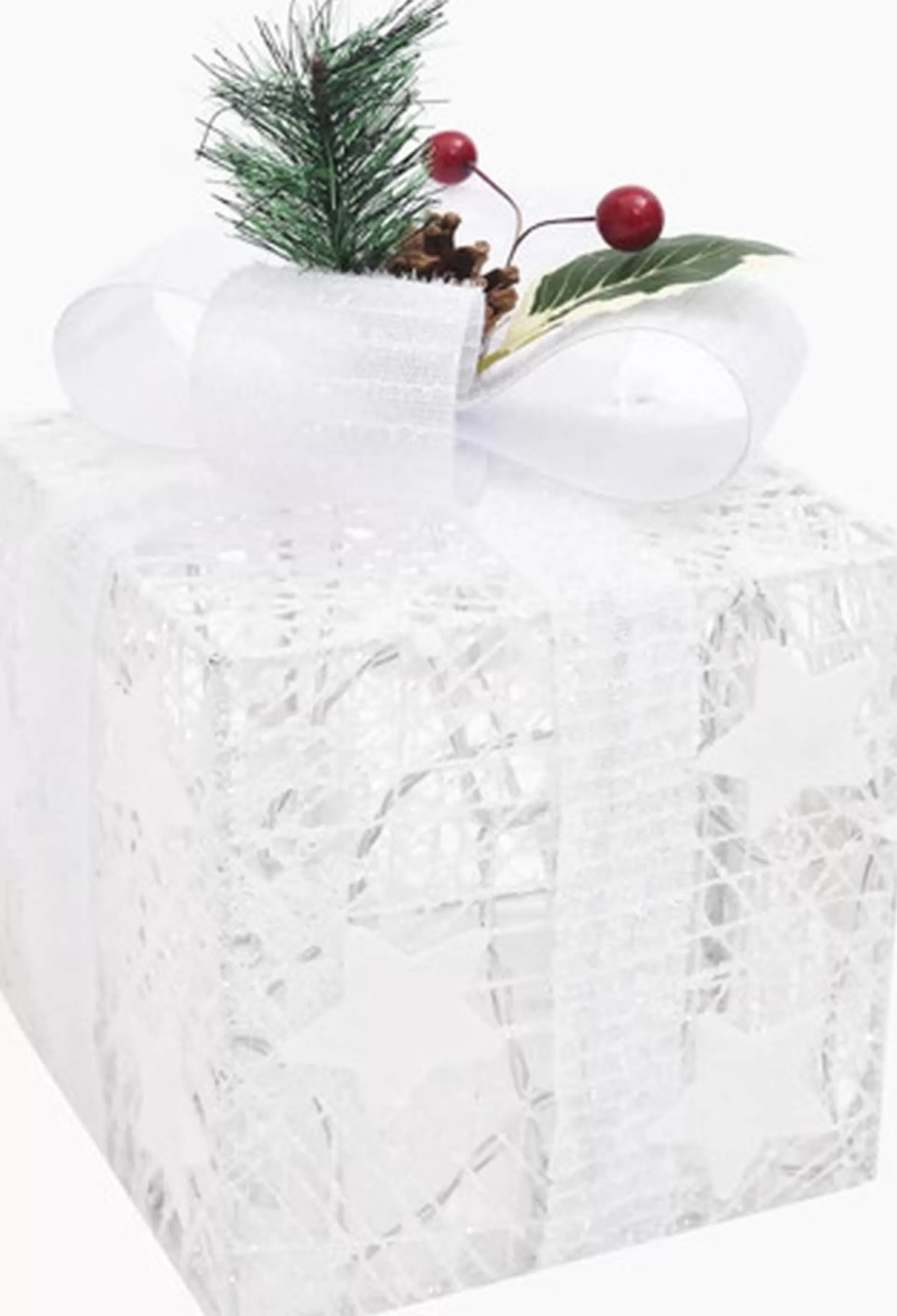vidaXL Kerstdecoratie Geschenkdozen 3 St Binnen/Buiten Wit Sale