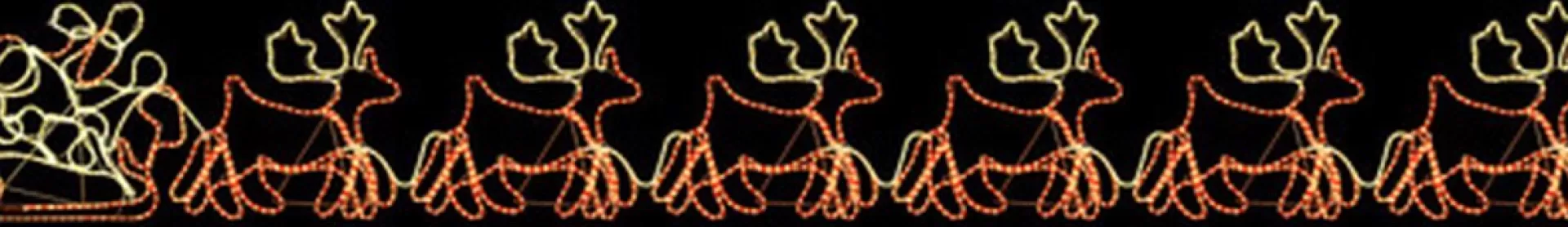 vidaXL Kerstverlichting 6 Rendieren En Slee 2160 Led's Xxl 7 M Best